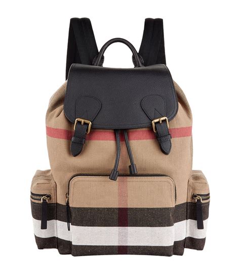 burberry check print backpack|burberry small canvas check backpack.